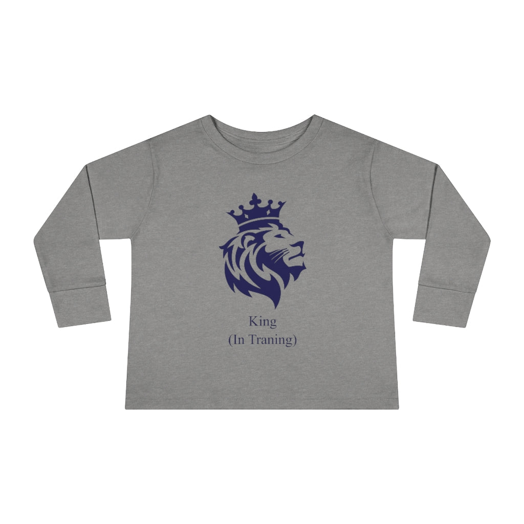 "King in Training" Long sleeve tshirt