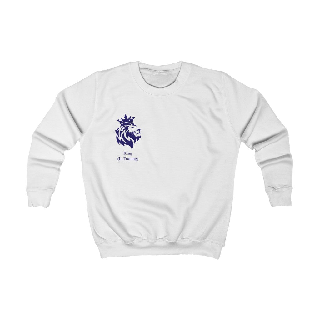 "King in Training" Crew neck Sweatshirt