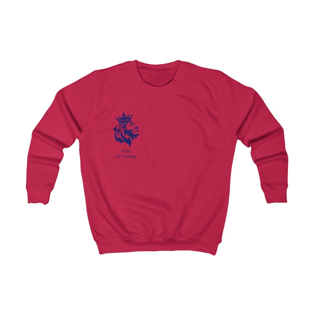 "King in Training" Crew neck Sweatshirt