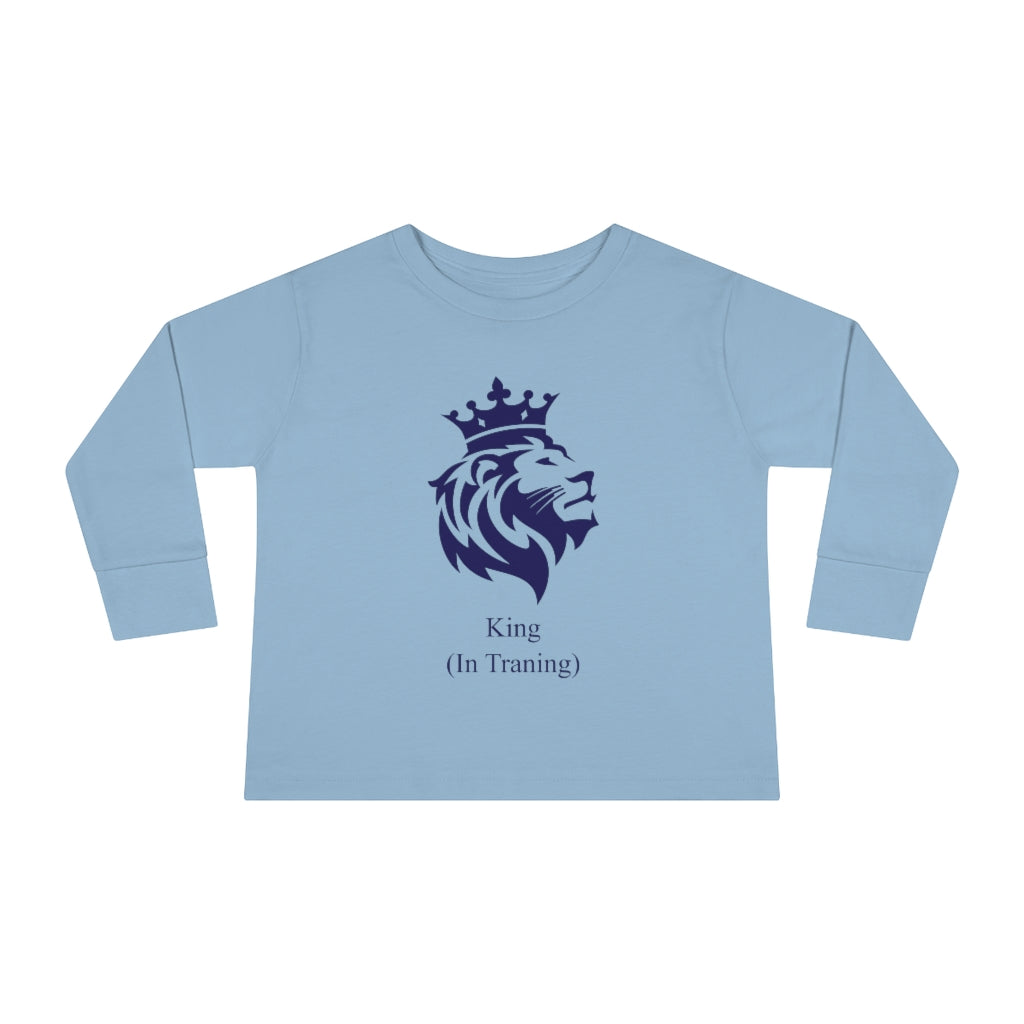 "King in Training" Long sleeve tshirt