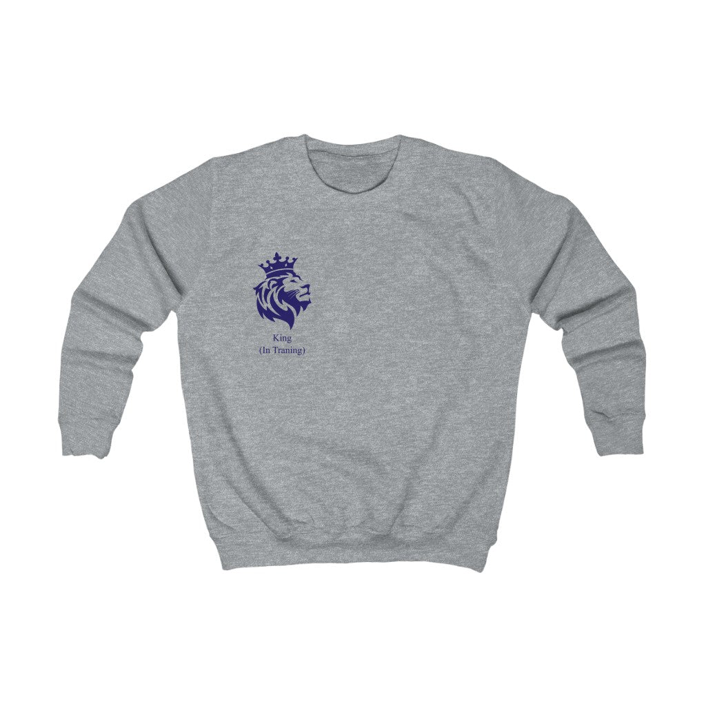 "King in Training" Crew neck Sweatshirt