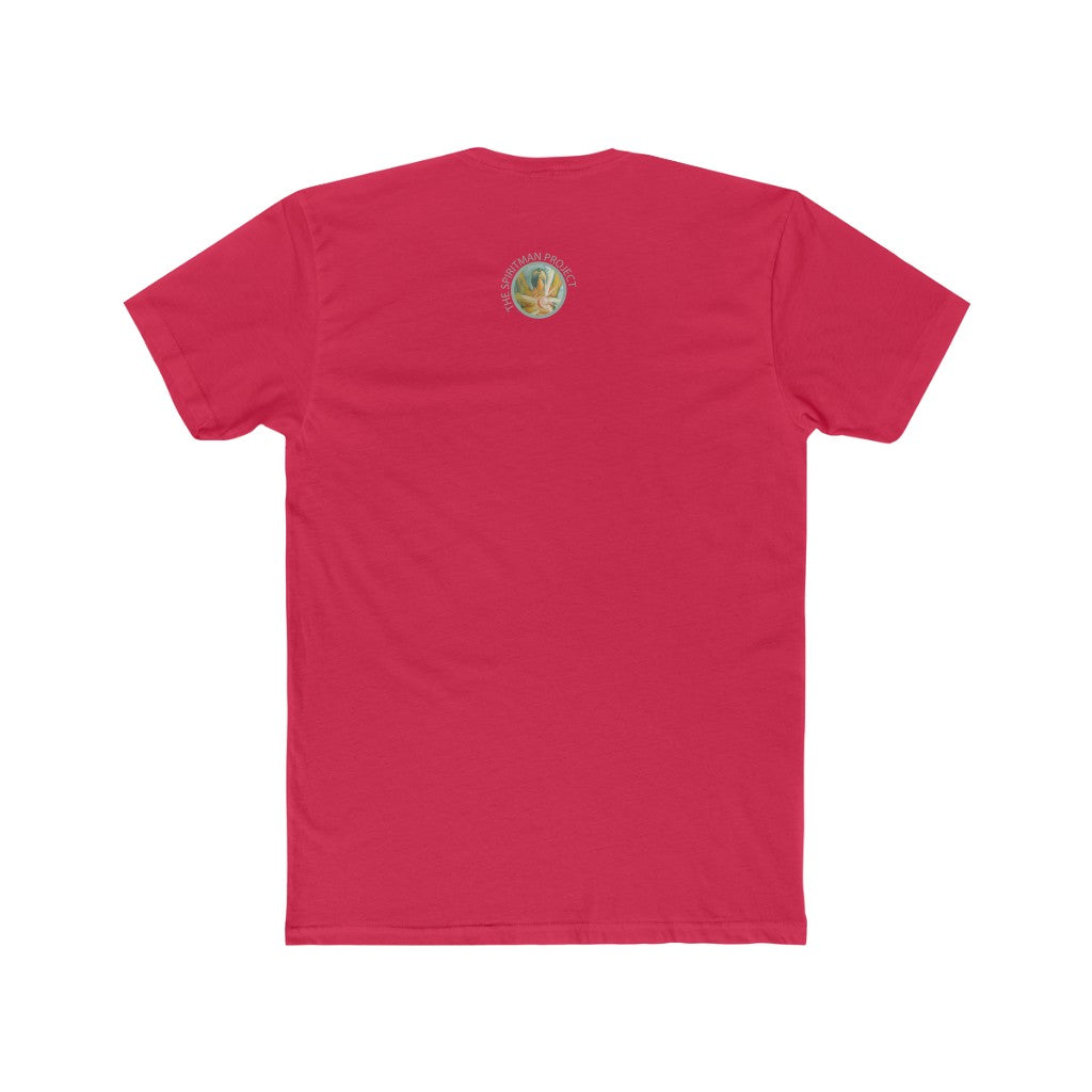 "Live an unusual life" Cotton crew tee