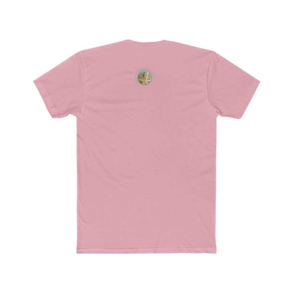 "Live an unusual life" Cotton crew tee