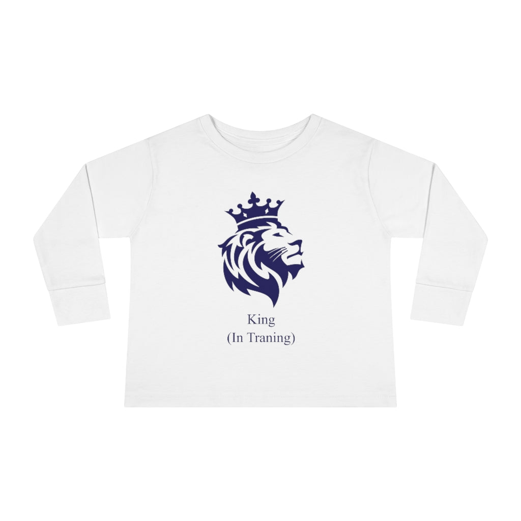 "King in Training" Long sleeve tshirt
