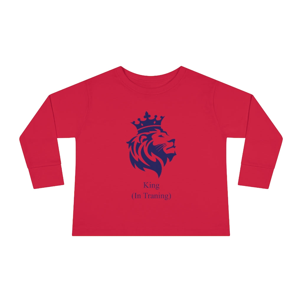 "King in Training" Long sleeve tshirt