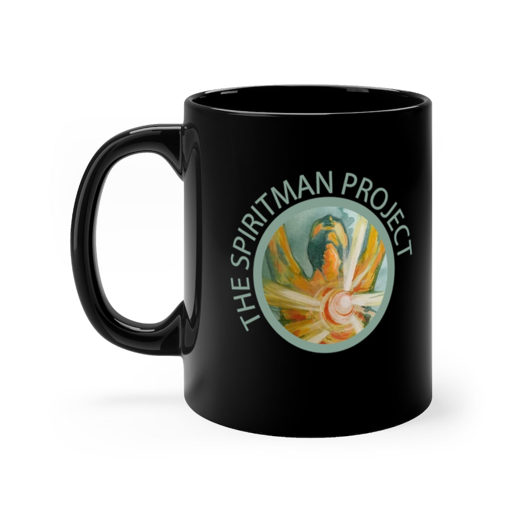 "Imaginations"  Black mug 11oz