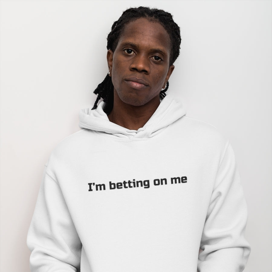 "I'm betting on me" Unisex Heavy Blend™ Hooded Sweatshirt