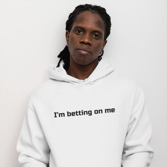 "I'm betting on me" Unisex Heavy Blend™ Hooded Sweatshirt